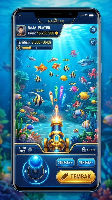 Cuplikan layar menu unduhan rajaclub untuk perangkat Android